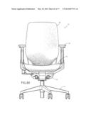 Chair Assembly with Upholstery Covering diagram and image