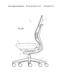 Chair Assembly with Upholstery Covering diagram and image