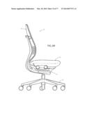 Chair Assembly with Upholstery Covering diagram and image