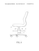 CONSTRICTING MEMBER OF CHAIR FOOTREST RING diagram and image