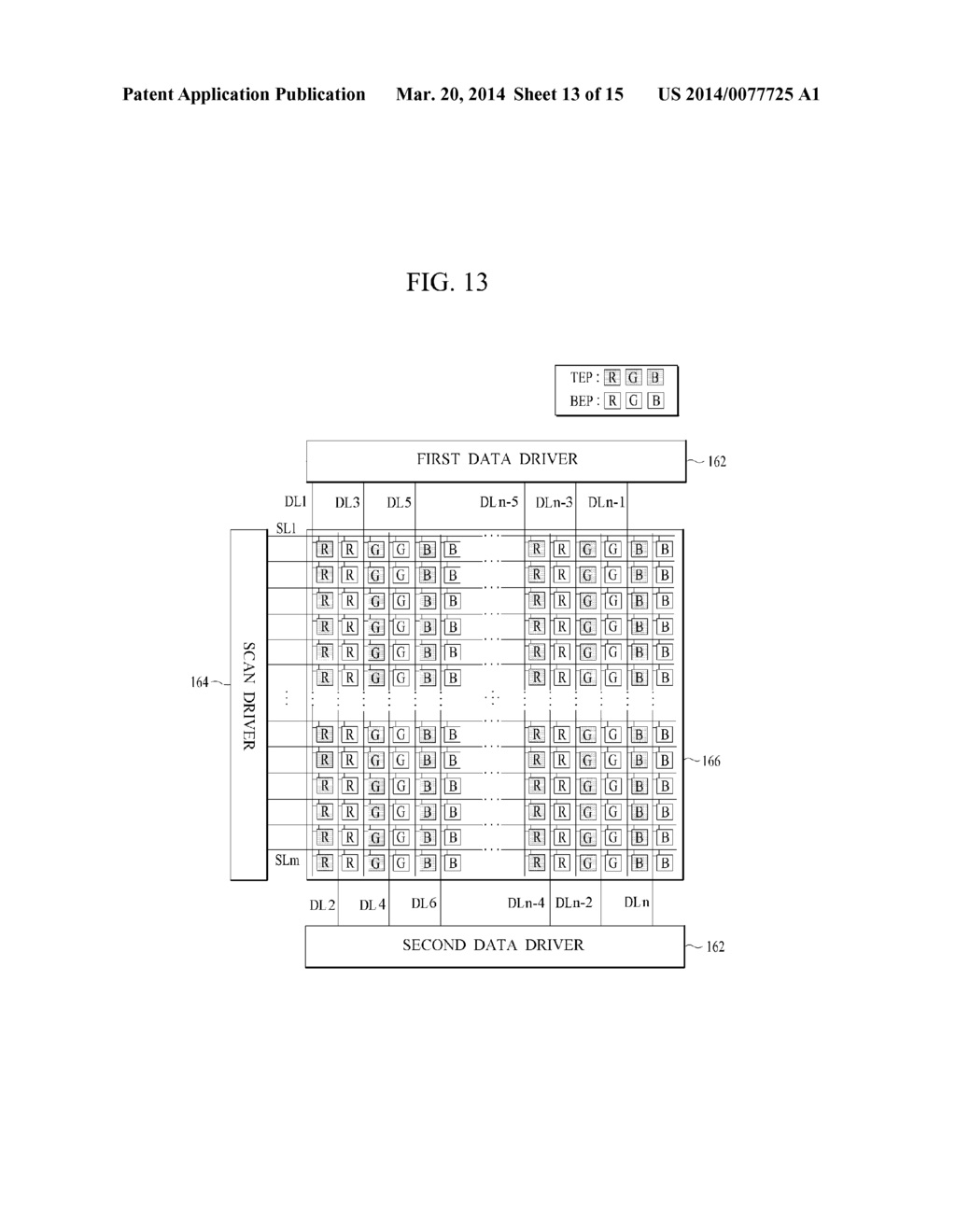 ORGANIC ELECTROLUMINESCENT DISPLAY DEVICE AND METHOD FOR DRIVING THE SAME - diagram, schematic, and image 14