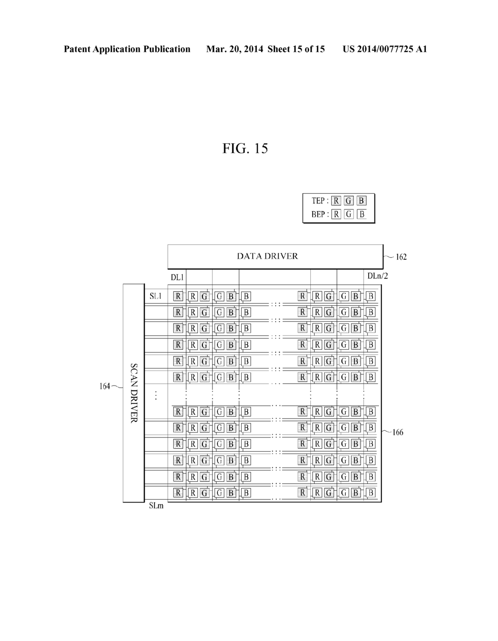 ORGANIC ELECTROLUMINESCENT DISPLAY DEVICE AND METHOD FOR DRIVING THE SAME - diagram, schematic, and image 16