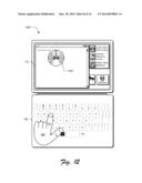 GESTURE-INITIATED KEYBOARD FUNCTIONS diagram and image