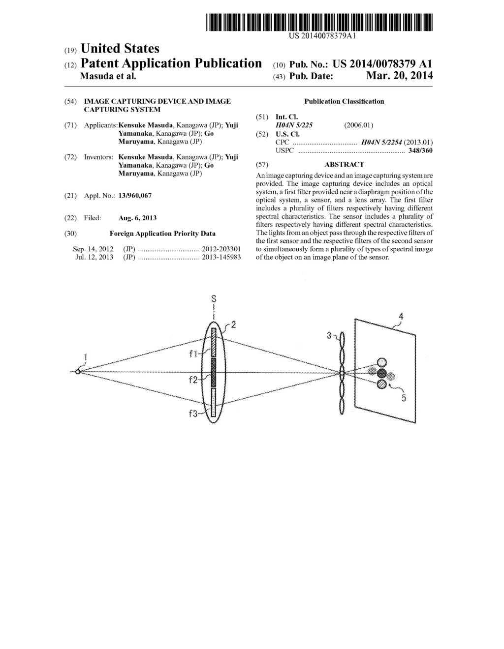 IMAGE CAPTURING DEVICE AND IMAGE CAPTURING SYSTEM - diagram, schematic, and image 01