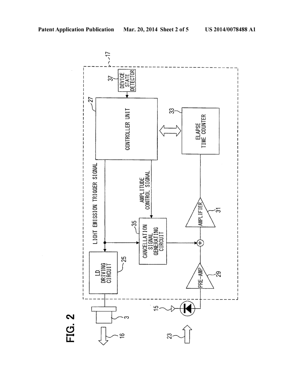 OPTICAL RADAR DEVICE - diagram, schematic, and image 03