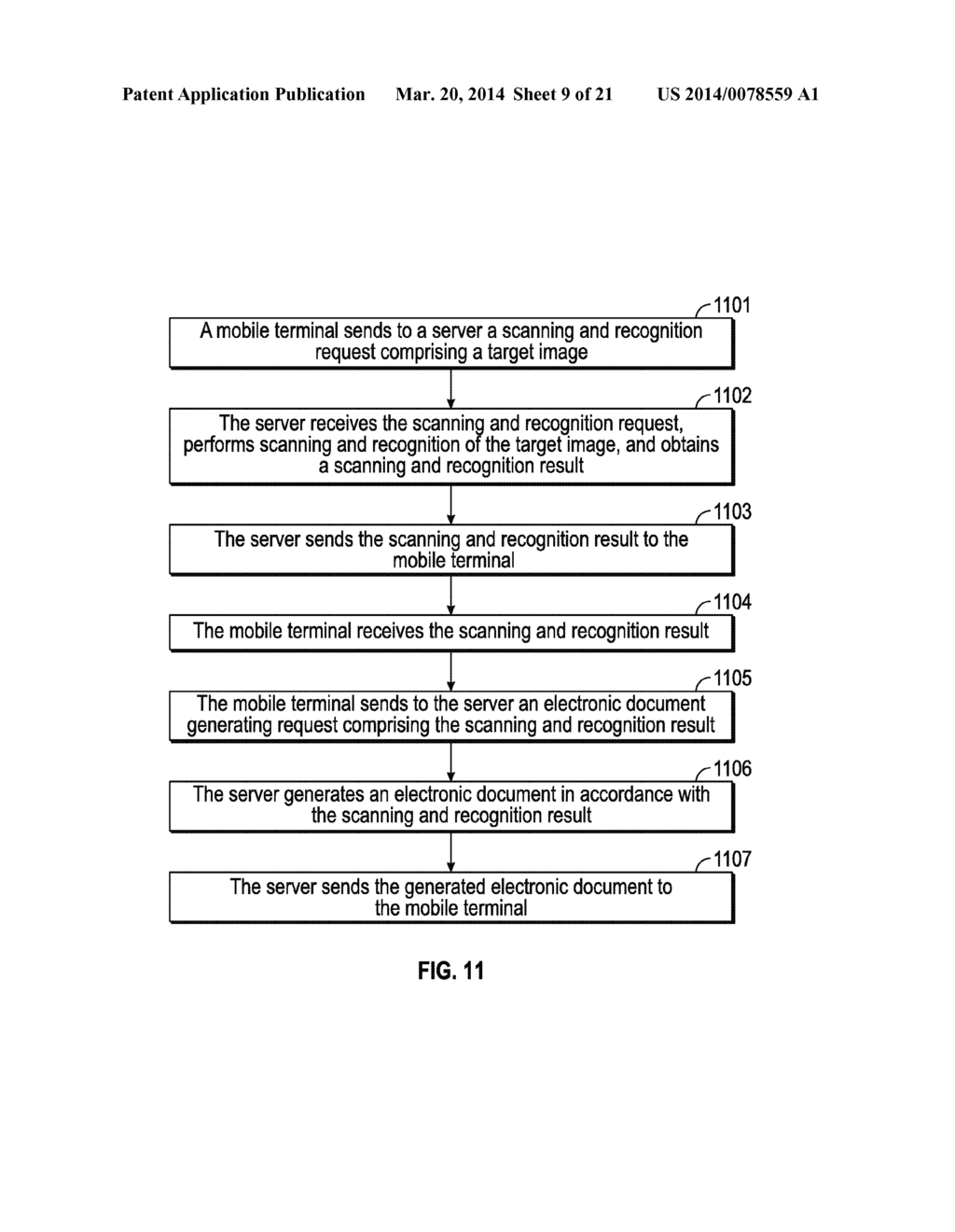 MOBILE TERMINALS AND METHODS FOR GENERATING ELECTRONIC DOCUMENTS FOR THE     SAME - diagram, schematic, and image 10