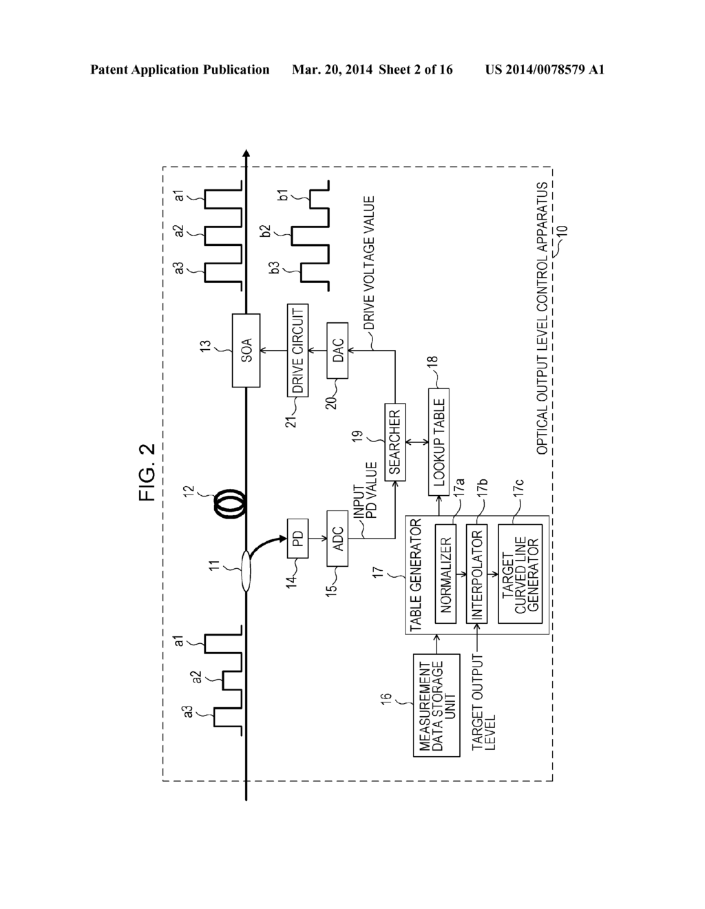 OPTICAL OUTPUT LEVEL CONTROL APPARATUS - diagram, schematic, and image 03