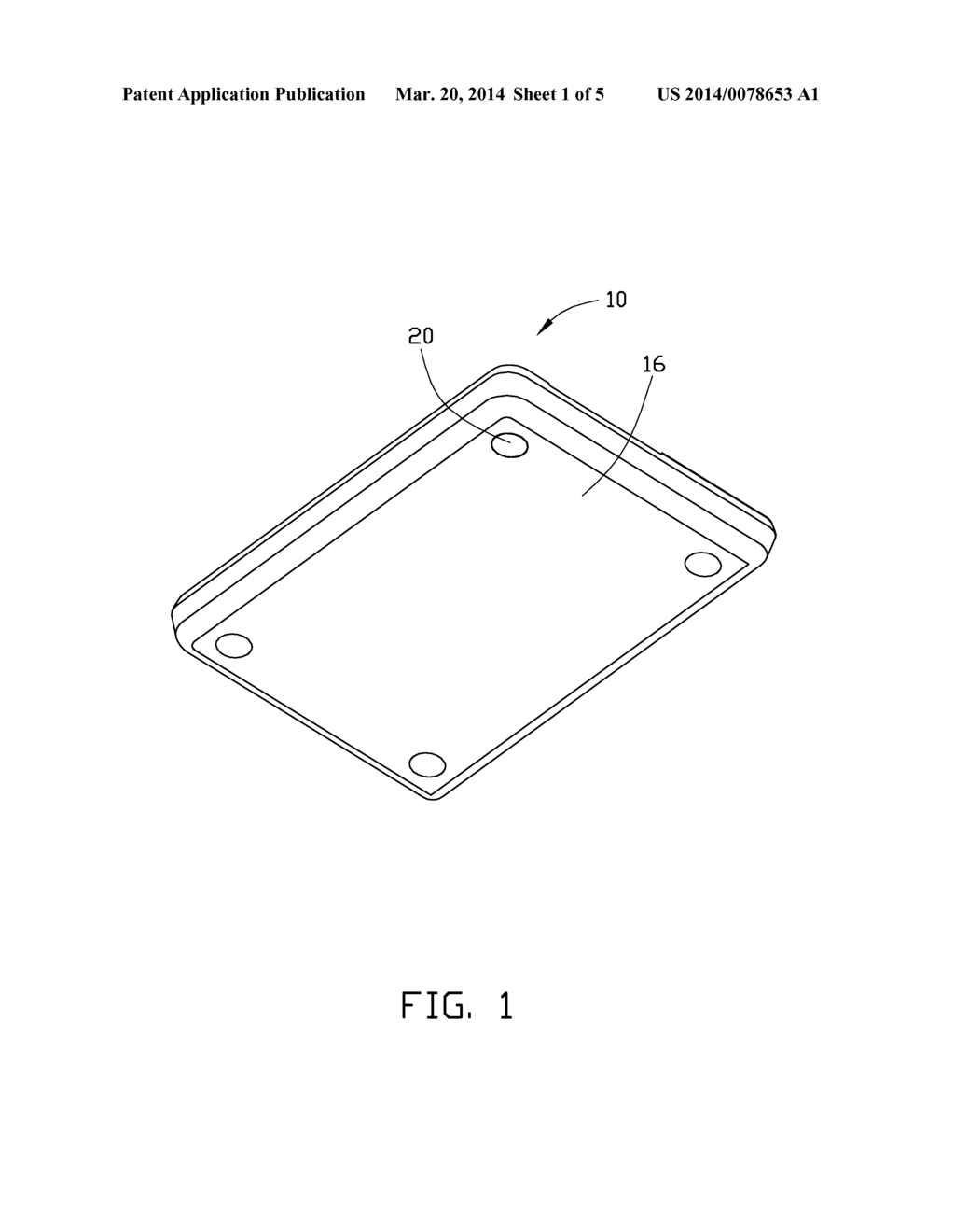 ENCLOSURE OF ELECTRONIC DEVICE WITH CUSHION PAD - diagram, schematic, and image 02