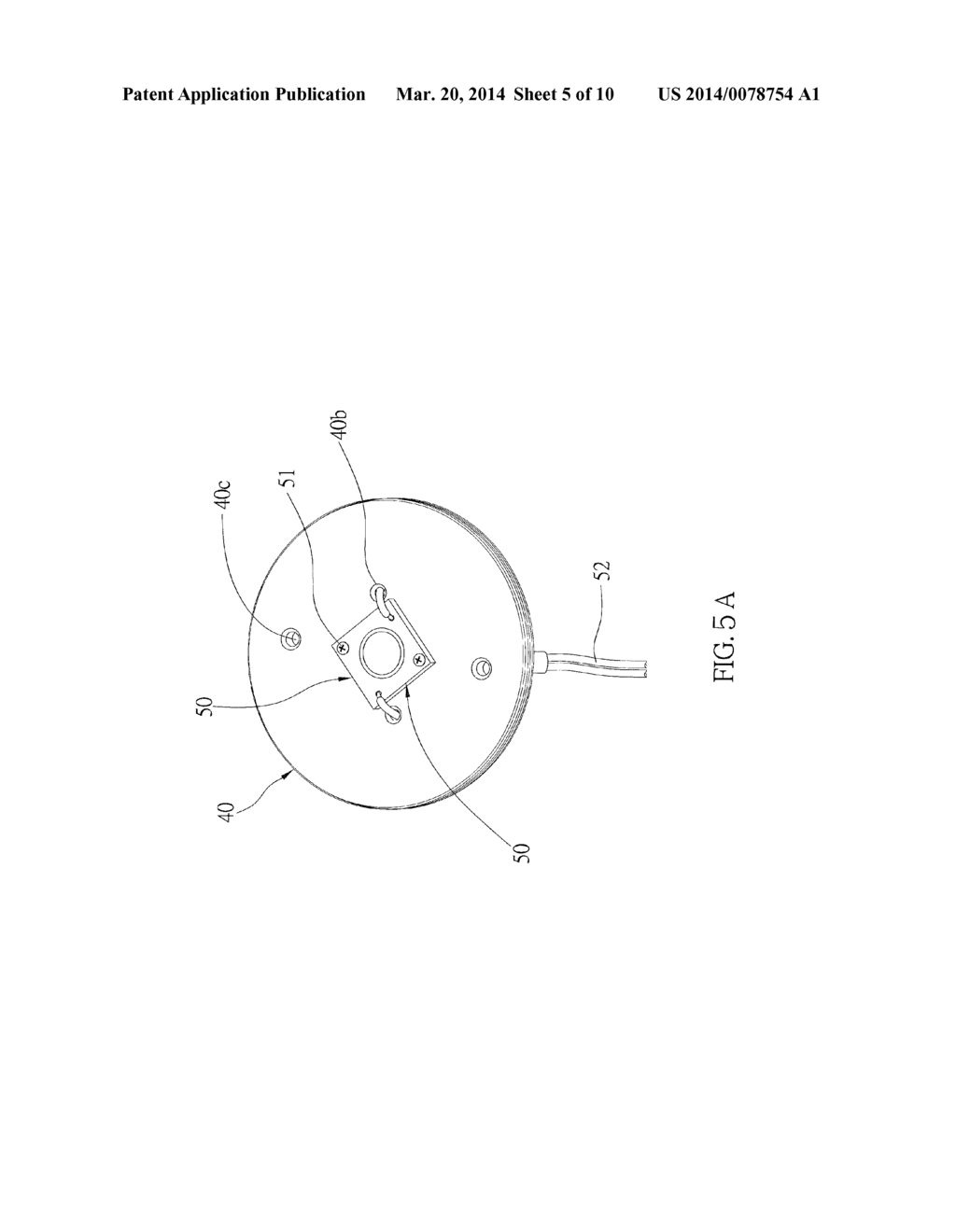 LAMP WITH HEAT DISSIPATING APPARATUS - diagram, schematic, and image 06