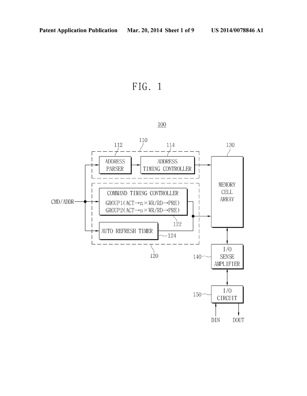 SEMICONDUCTOR MEMORY DEVICE CAPABLE OF PERFORMING REFRESH OPERATION     WITHOUT AUTO REFRESH COMMAND - diagram, schematic, and image 02