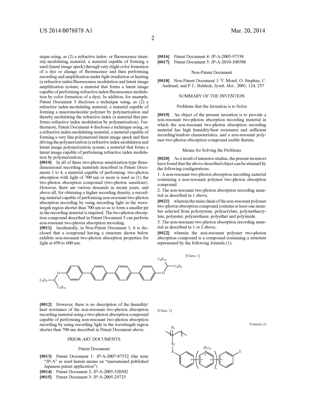 NON-RESONANT TWO-PHOTON ABSORPTION RECORDING MATERIAL, NON-RESONANT     POLYMER TWO-PHOTON ABSORPTION OPTICAL INFORMATION RECORDING MEDIUM, AND     RECORDING/REPRODUCING METHOD - diagram, schematic, and image 05