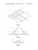 DOUBLE-SIDED STIFFENED COMPOSITE PANEL AND METHOD FOR PRODUCING SUCH A     PANEL diagram and image