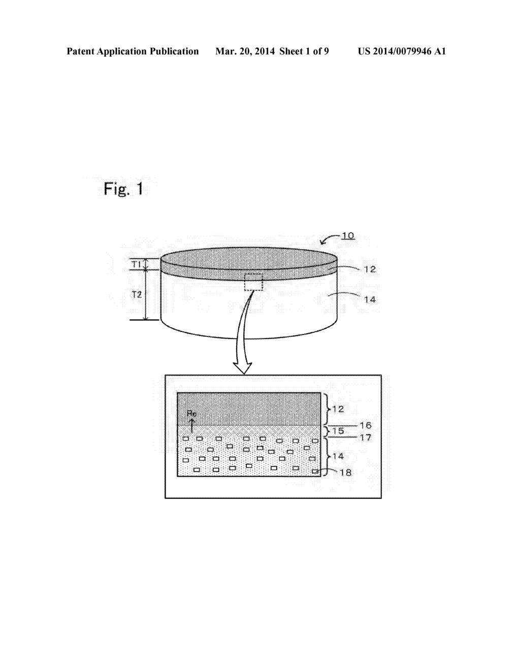 LAMINATED STRUCTURE, MEMBER FOR SEMICONDUCTOR MANUFACTURING APPARATUS, AND     METHOD FOR PRODUCING LAMINATED STRUCTURE - diagram, schematic, and image 02