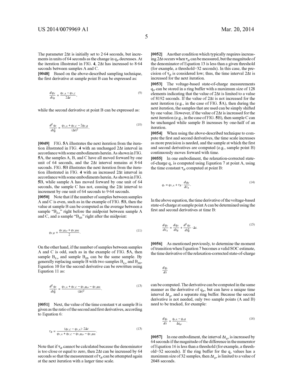 ESTIMATING STATE OF CHARGE (SOC) AND UNCERTAINTY FROM RELAXING VOLTAGE     MEASUREMENTS IN A BATTERY - diagram, schematic, and image 14