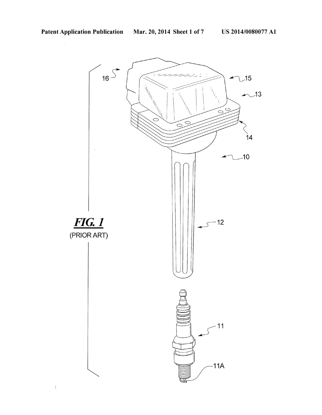 AUTOMOTIVE IGNITION COIL HAVING A CORE WITH AT LEAST ONE EMBEDDED     PERMANENT MAGNET - diagram, schematic, and image 02