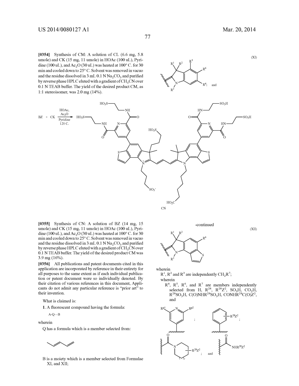 HETEROARYLCYANINE DYES - diagram, schematic, and image 95