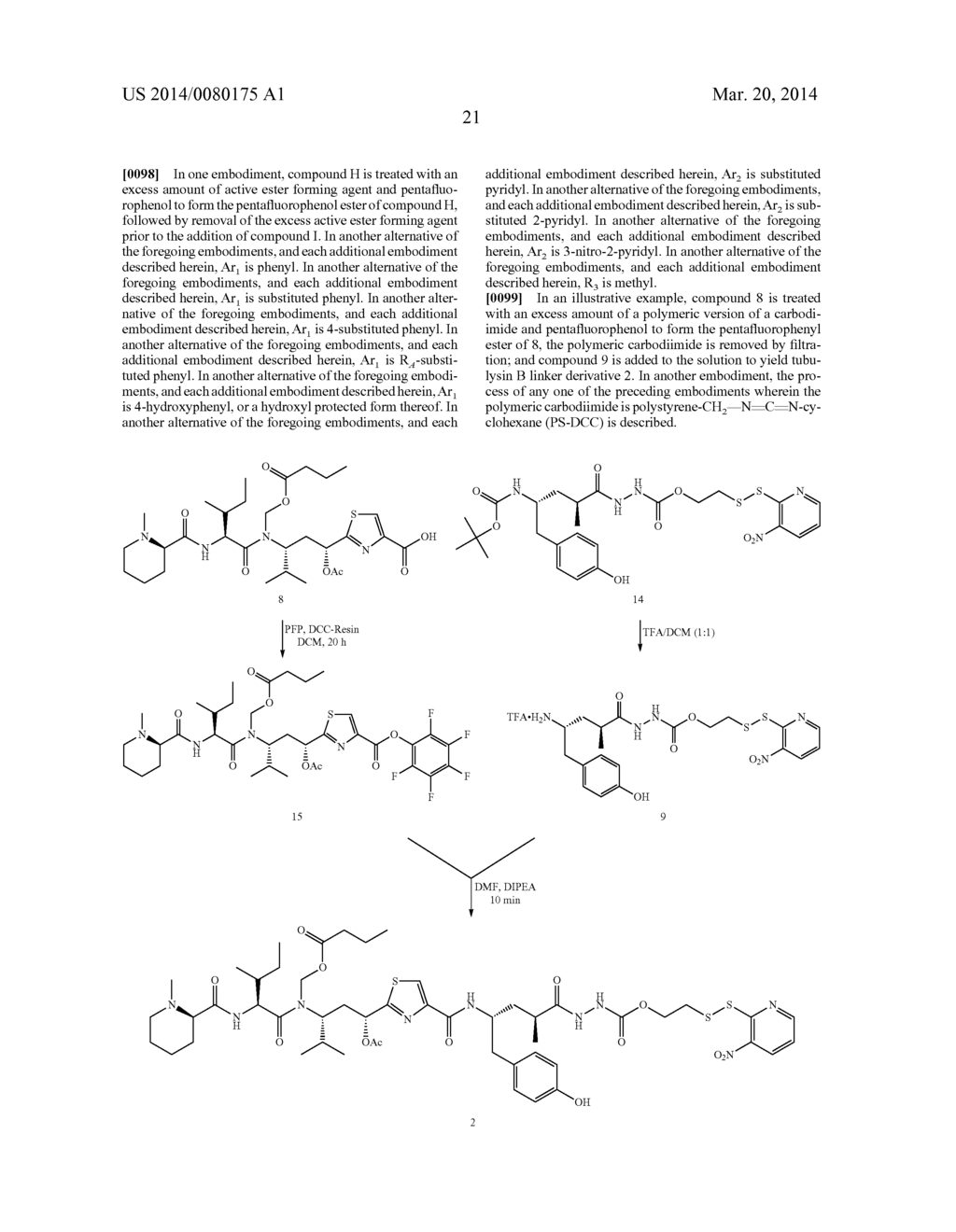 PROCESSES FOR PREPARING TUBULYSIN DERIVATIVES AND CONJUGATES THEREOF - diagram, schematic, and image 22