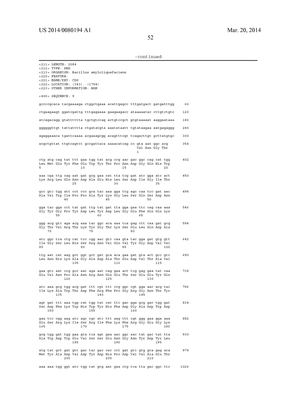 Alpha-amylase variant with altered properties - diagram, schematic, and image 56