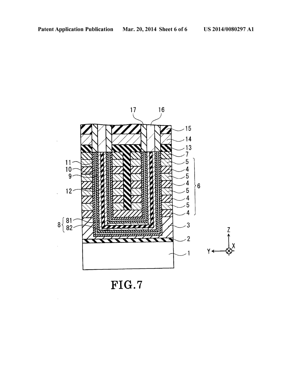 NONVOLATILE SEMICONDUCTOR MEMORY DEVICE AND METHOD OF FABRICATING THE SAME - diagram, schematic, and image 07