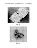 NONWOVEN ABRASIVE ARTICLE CONTAINING ELASTOMER BOUND AGGLOMERATES OF     SHAPED ABRASIVE GRAIN diagram and image