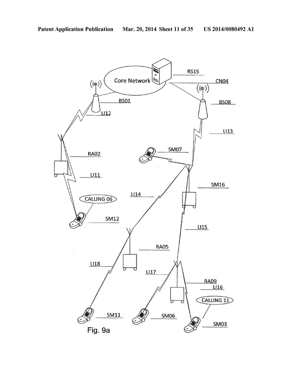 VARIOUS ROUTING ARCHITECTURES FOR DYNAMIC MULTI-HOP BACKHAULING CELLULAR     NETWORK AND VARIOUS METHODS USEFUL IN CONJUNCTION THEREWITH - diagram, schematic, and image 12