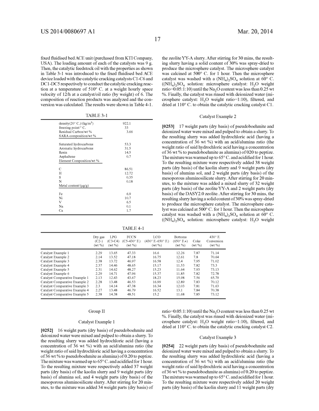 CATALYTIC CRACKING CATALYST HAVING A RARE EARTH-CONTAINING Y ZEOLITE AND A     PREPARATION PROCESS THEREOF - diagram, schematic, and image 19