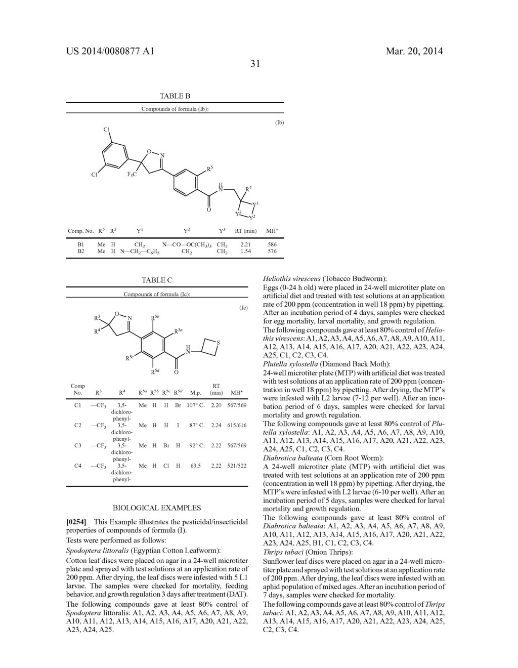 INSECTICIDAL COMPOUNDS - diagram, schematic, and image 32