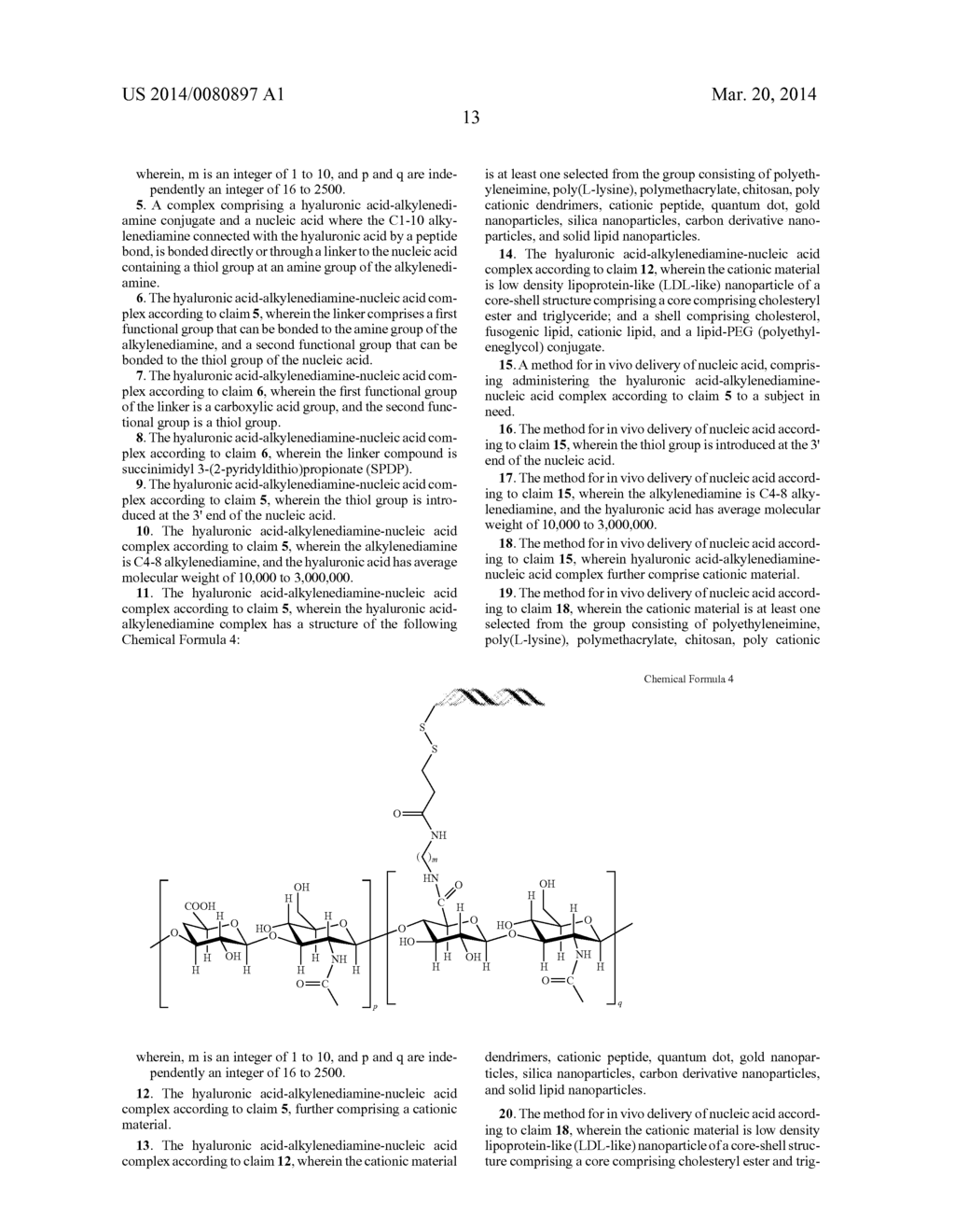 HYALURONIC ACID-NUCLEIC ACID CONJUGATE AND COMPOSITION FOR NUCLEIC ACID     DELIVERY CONTAINING THE SAME - diagram, schematic, and image 28