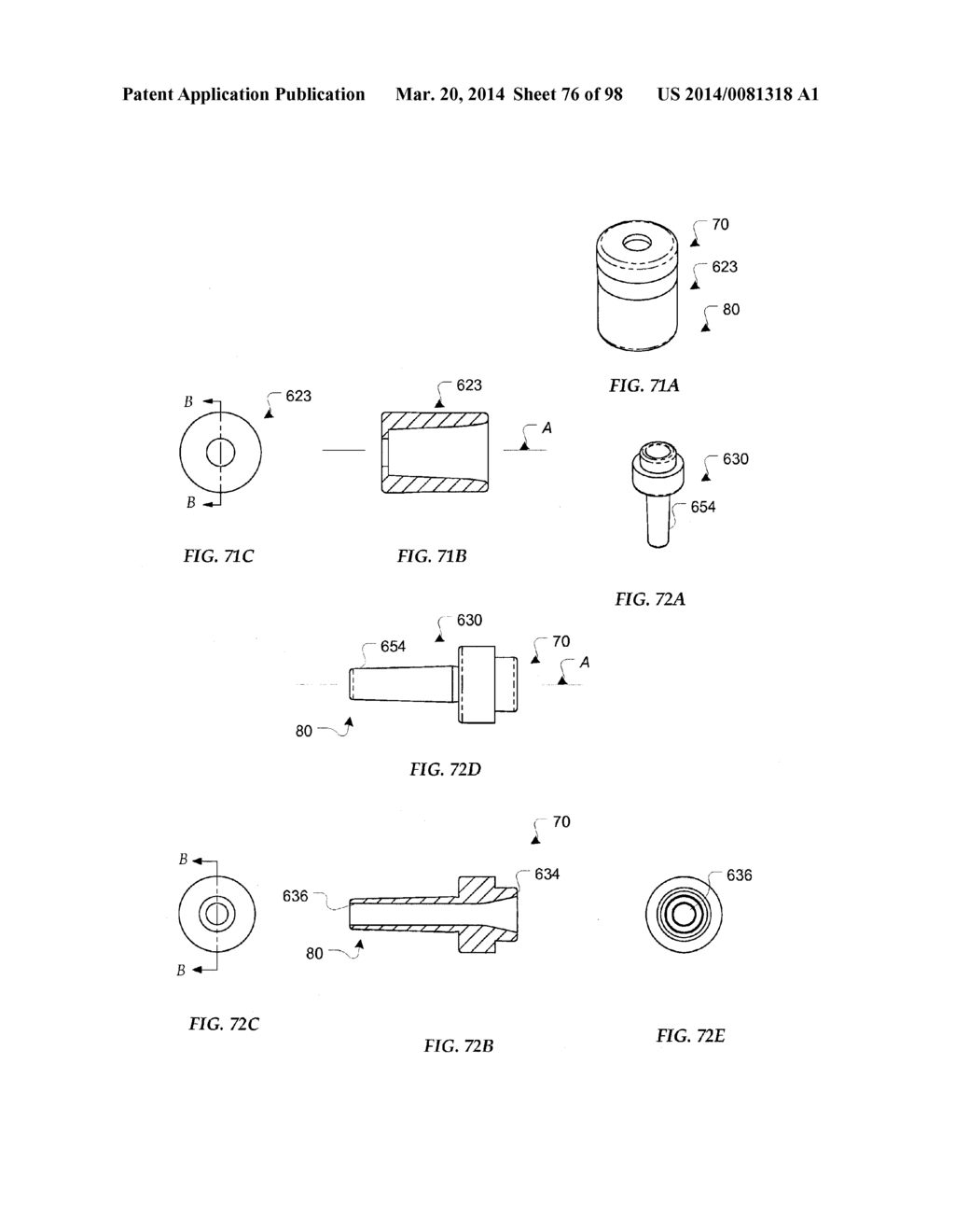 TISSUE CLOSURE DEVICES, DEVICE AND SYSTEMS FOR DELIVERY, KITS AND METHODS     THEREFOR - diagram, schematic, and image 77