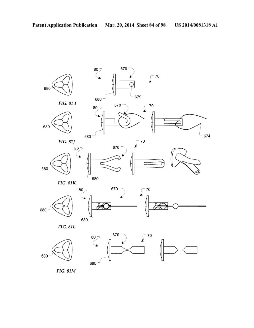 TISSUE CLOSURE DEVICES, DEVICE AND SYSTEMS FOR DELIVERY, KITS AND METHODS     THEREFOR - diagram, schematic, and image 85