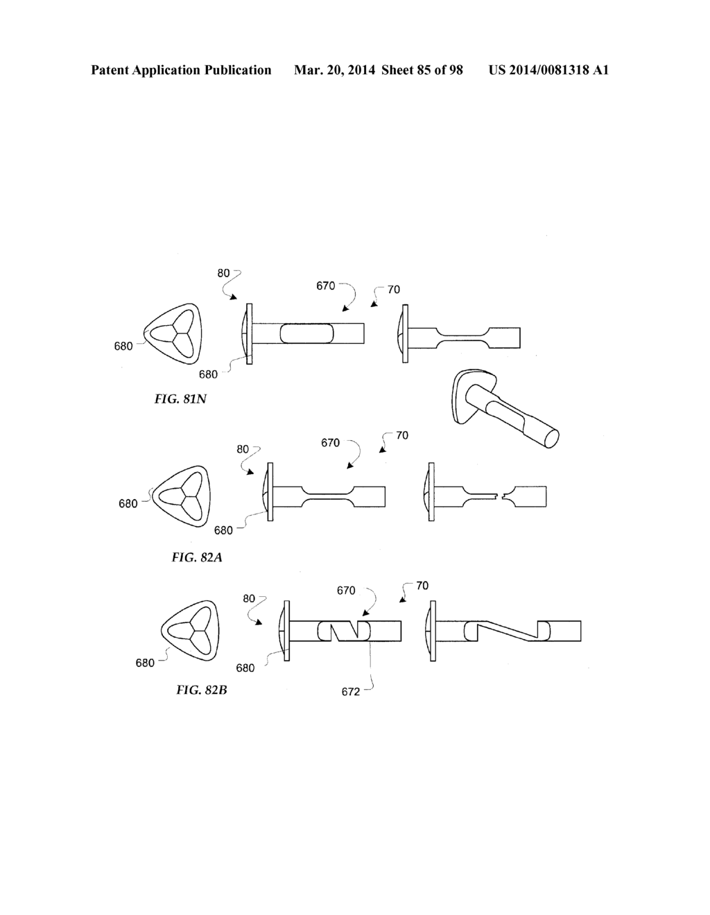 TISSUE CLOSURE DEVICES, DEVICE AND SYSTEMS FOR DELIVERY, KITS AND METHODS     THEREFOR - diagram, schematic, and image 86