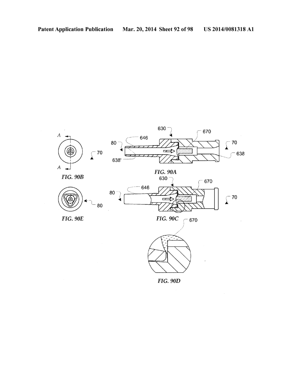 TISSUE CLOSURE DEVICES, DEVICE AND SYSTEMS FOR DELIVERY, KITS AND METHODS     THEREFOR - diagram, schematic, and image 93