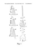 FEMORAL KNEE PROSTHESIS SYSTEM WITH AUGMENTS AND MULTIPLE LENGTHS OF     SLEEVES SHARING A COMMON GEOMETRY diagram and image