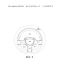 LIGHT-BASED TOUCH CONTROLS ON A STEERING WHEEL AND DASHBOARD diagram and image