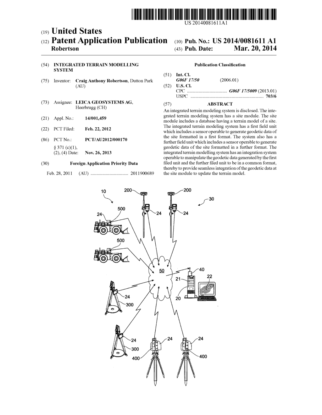 INTEGRATED TERRAIN MODELLING SYSTEM - diagram, schematic, and image 01