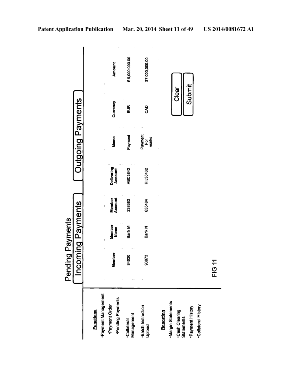 Collateralized Cash Clearing System and Method - diagram, schematic, and image 12