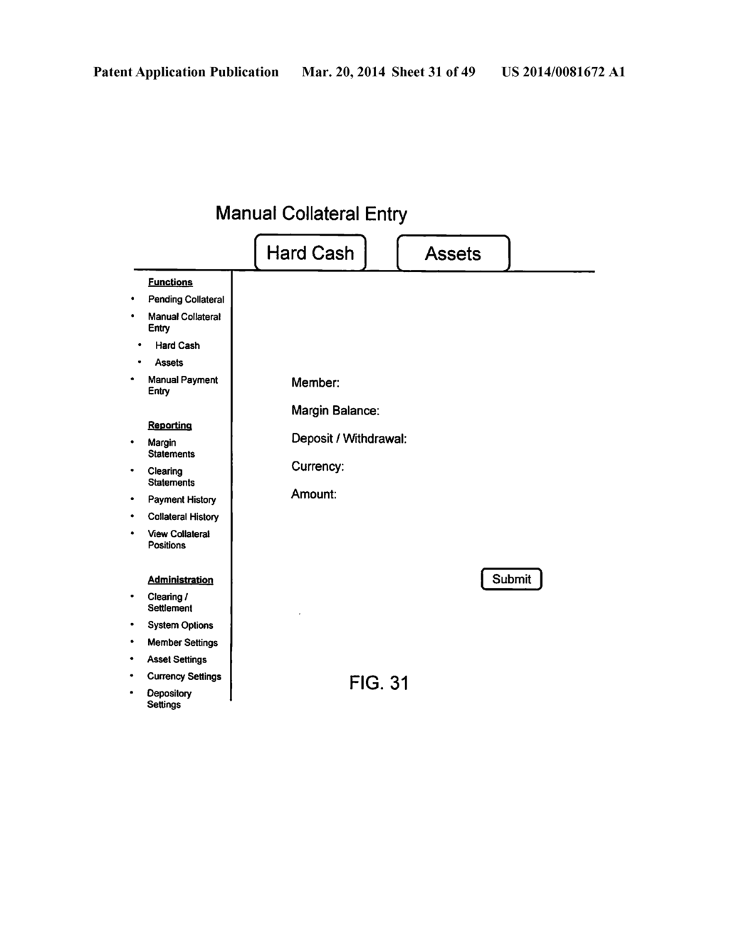 Collateralized Cash Clearing System and Method - diagram, schematic, and image 32