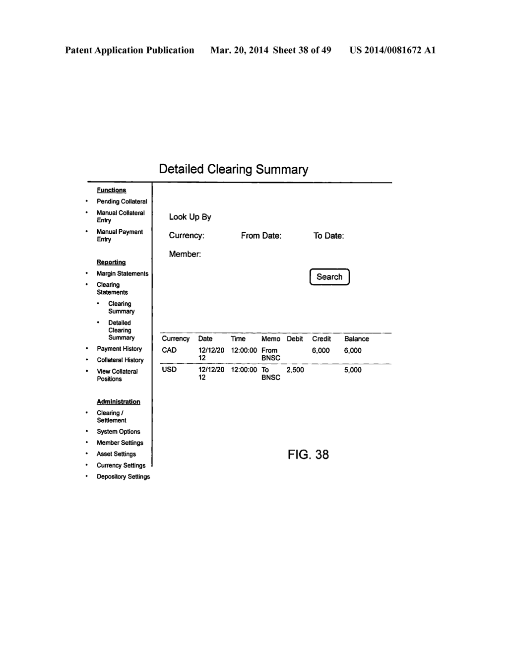 Collateralized Cash Clearing System and Method - diagram, schematic, and image 39