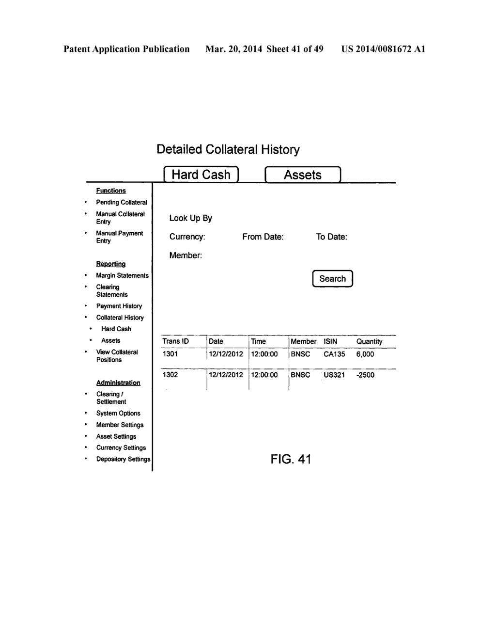 Collateralized Cash Clearing System and Method - diagram, schematic, and image 42