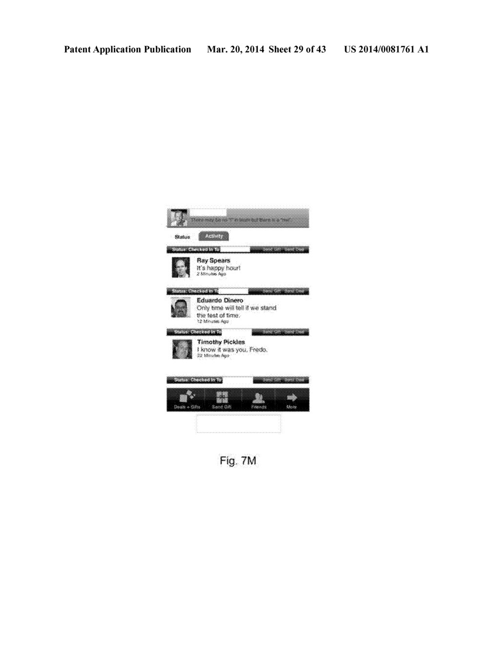 METHOD AND SYSTEM FOR REAL-TIME SOCIAL GIFTING - diagram, schematic, and image 30