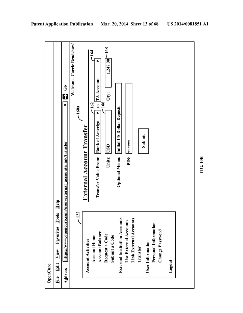 SYSTEMS AND METHODS FOR TRANSFERRING VALUE - diagram, schematic, and image 14