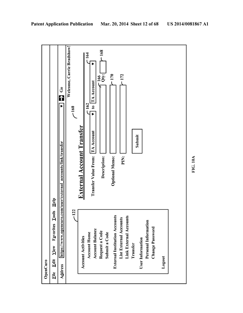 SYSTEMS AND METHODS FOR TRANSFERRING VALUE - diagram, schematic, and image 13