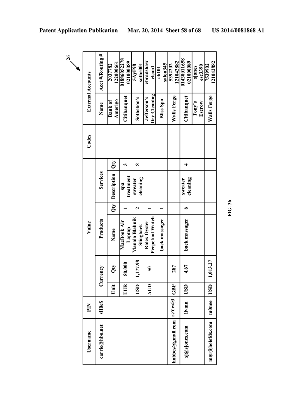 SYSTEMS AND METHODS FOR TRANSFERRING VALUE - diagram, schematic, and image 59