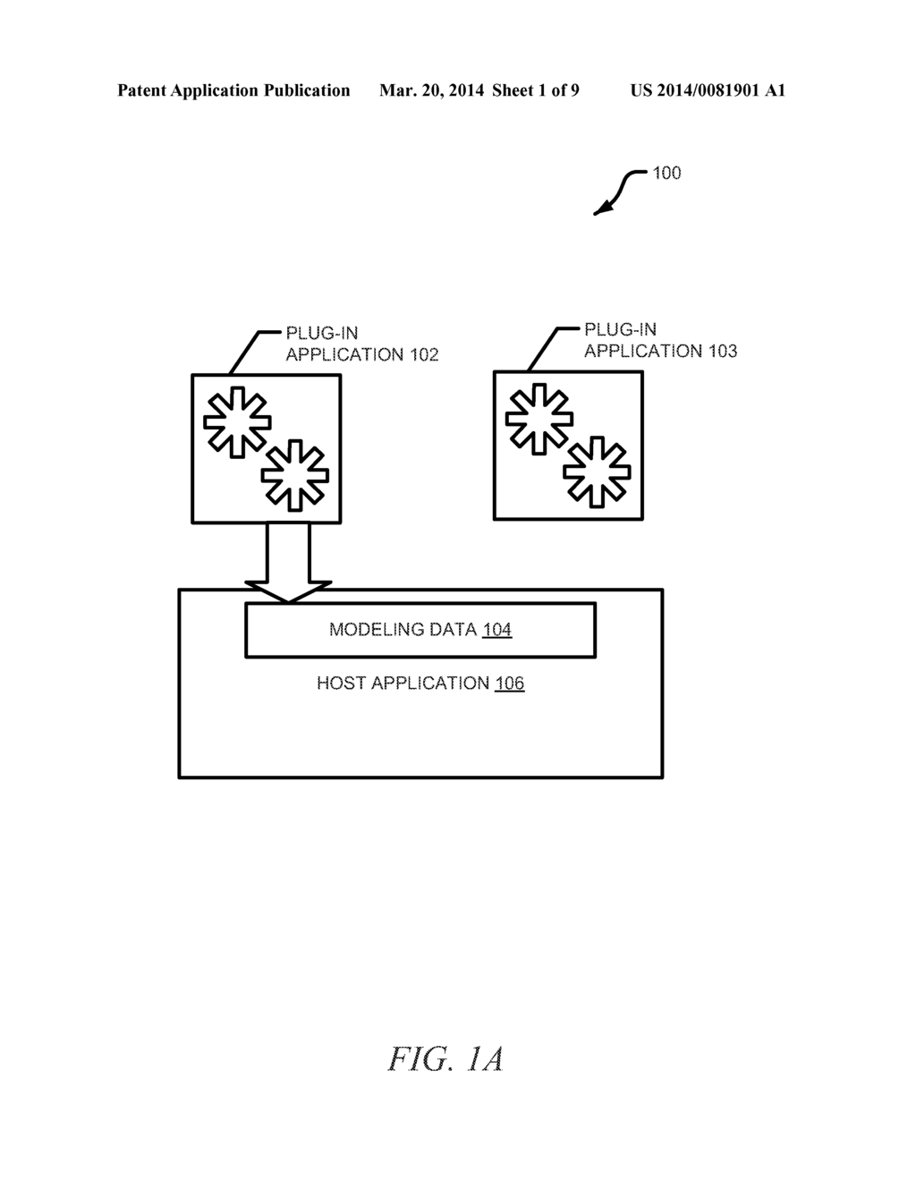 SHARING MODELING DATA BETWEEN PLUG-IN APPLICATIONS - diagram, schematic, and image 02