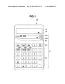 ELECTRONIC CALCULATOR AND METHOD FOR CONTROLLING THE SAME diagram and image