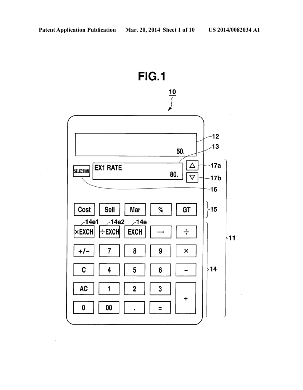 ELECTRONIC CALCULATOR AND METHOD FOR CONTROLLING THE SAME - diagram, schematic, and image 02