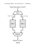 PERFORMING A DIVISION OPERATION USING A SPLIT DIVISION CIRCUIT diagram and image