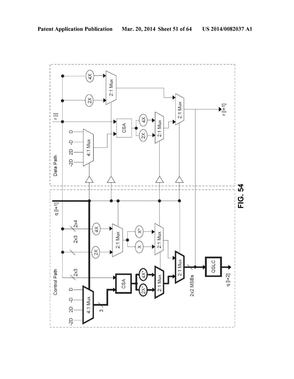 PERFORMING QUOTIENT SELECTION FOR A CARRY-SAVE DIVISION OPERATION - diagram, schematic, and image 52