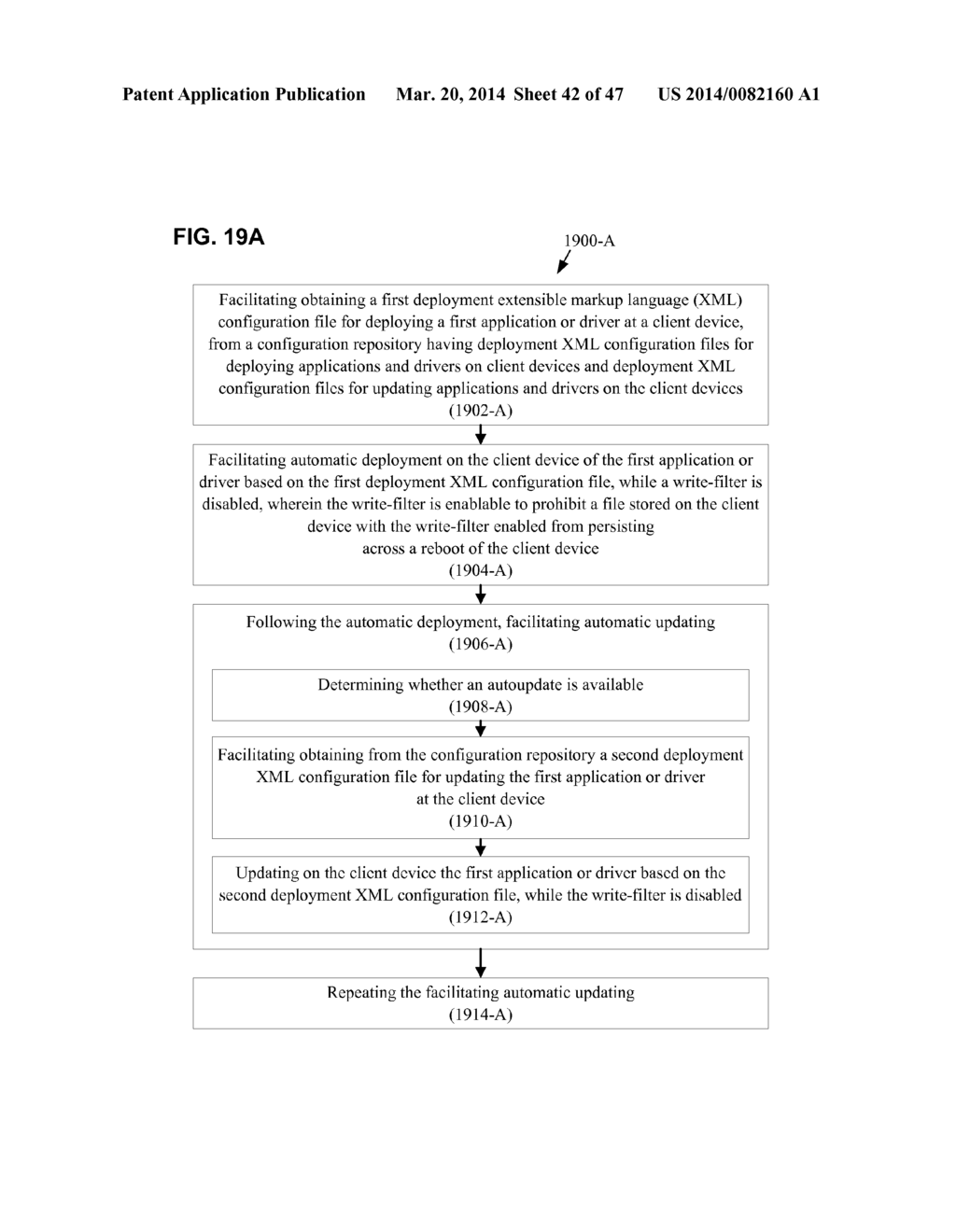 DEPLOYMENT OF A DRIVER OR AN APPLICATION ON A CLIENT DEVICE HAVING A     WRITE-FILTER - diagram, schematic, and image 43