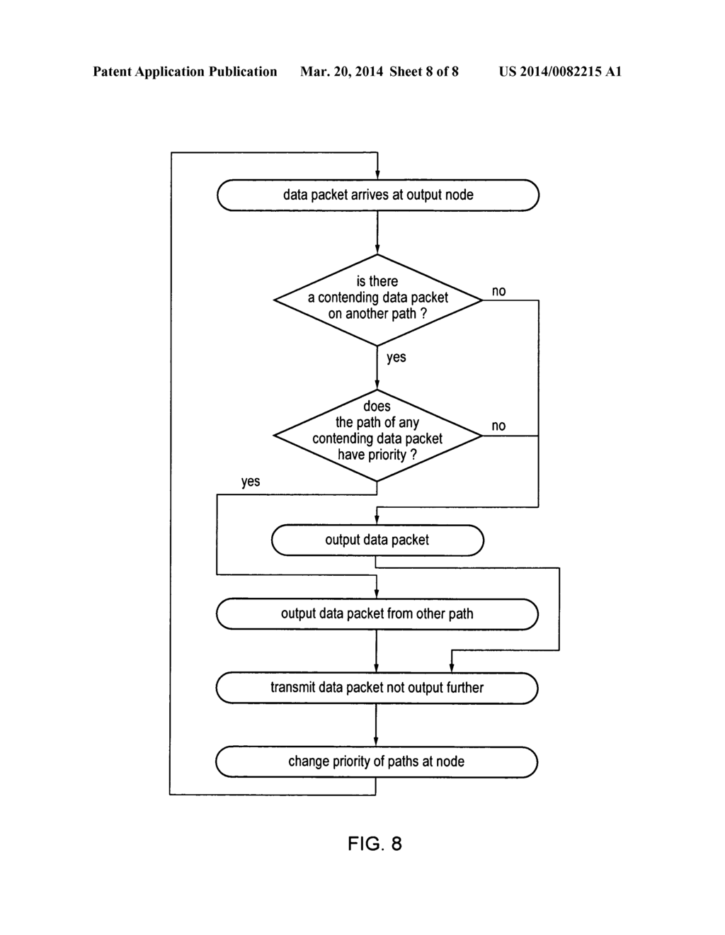 ARBITRATING BETWEEN DATA PATHS IN A BUFFERLESS FREE FLOWING INTERCONNECT - diagram, schematic, and image 09